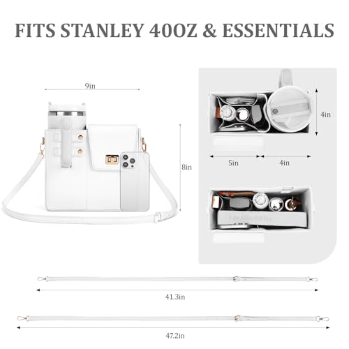 Image of Stanley Purse Cup Holder Bag Crossbody Water Bottle Purse for 40oz Tumbler