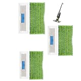 YROHGKPN 3er Pack Vielseitiger, waschbarer Mopp Ersatz, inklusive herausnehmbarem Staubbehälter, kabellose Werkzeuge für die Reinigung Harter Oberflächen, Verschiedene Materialien