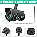 Car Backup Camera with Dynamic Trajectory Guide Line, GreenYi AHD1080P Reverse Rear View Cam, Adjustable Fisheye Lens, Waterproof Night Vision 170 Degree Wide View