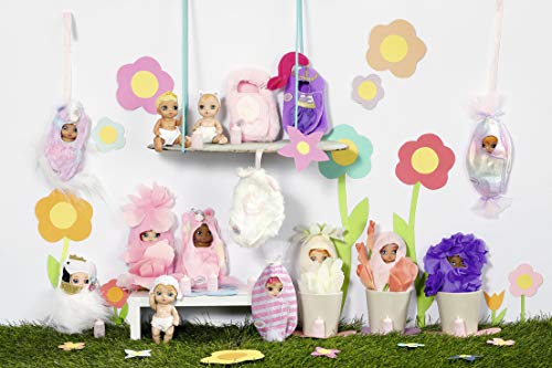 Zapf Creation 904251 BABY born Surprise 4 Garden Sammelfigur inkl. Kokon, Windel, Fläschchen, Geburtszertifikat und Übersicht über die Babys- Charakter nicht frei wählbar. Überraschungspacks – Bild 3