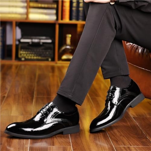 Leather Lace Up Oxford Shoes for Men Comfortable Office Business and Formal2