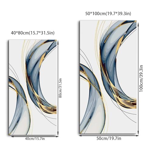 Art mural minimaliste pour décorer un grand mur de salon vide - 5