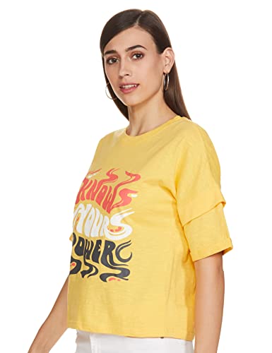 Image of SUGR Women's Solid Regular Fit Polo Shirt