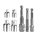 Produktbild Akkuschrauber Stecknussadapter - 7tlg. Steckschlüssel Nuss Set, Adapter Sechskant auf 1/4", 1/2", 3/8" Vierkant und Stecknuss Adapter