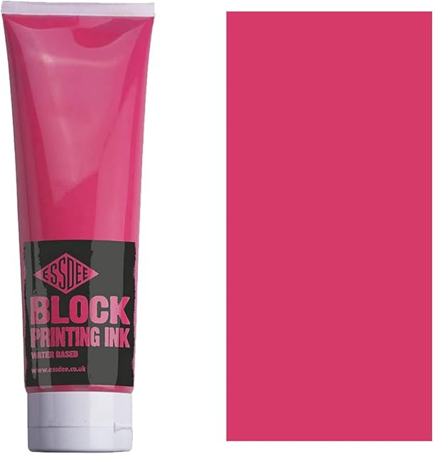Essdee Block Printing Ink Fluorescent Pink