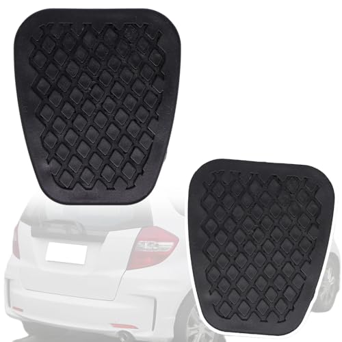 ALLDDSEA Clutch Brake Pedal Cover for H-onda Jazz 2009-2014, Brake Clutch Pedal Rubber Pads 2Pcs Replacement Parts 46545538010