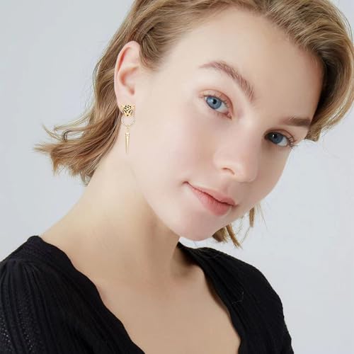 Animal Leopard Panther Jaguar Cheetah Clear and Black Cubic Zirconia Spot Stud Earrings Fashion Jewelry for Women3