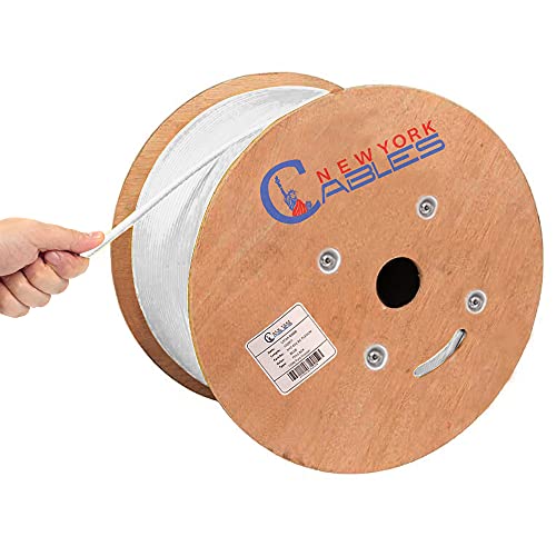 Newyork Cables Cat6A Riser (CMR) 1000ft - 23AWG 4 Pair Solid Bare Copper, 750MHz, Unshielded Twisted Pair (UTP), Available in Blue, White, Green, Black & Yellow Color Newyork Cables Cat6A Riser (CMR) 1000ft - 23AWG 4 Pair Solid Bare Copper, 750MHz, Unshielded Twisted Pair (UTP), Available in Blue, White, Green, Black & Yellow Color