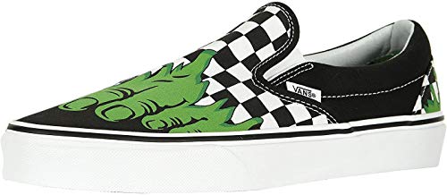 Vans Classic Slip-ON (Marvel) Hulk/Checkerboard Size 10.5 M US Women / 9 M US Men