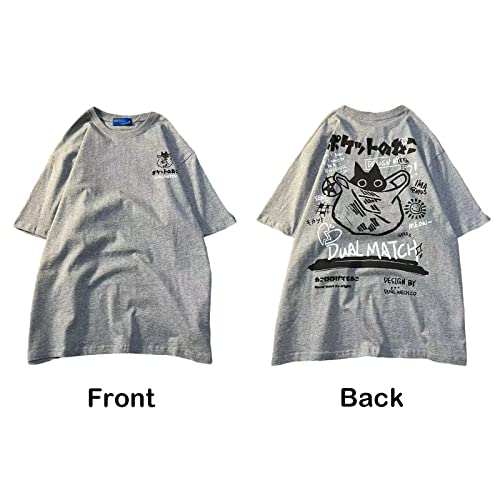 Y2k T-Shirt Cartont Short-Sleeved T-Shirt Women's Harajuku Loose Street Style Gothic Shirt Grunge Clothes3