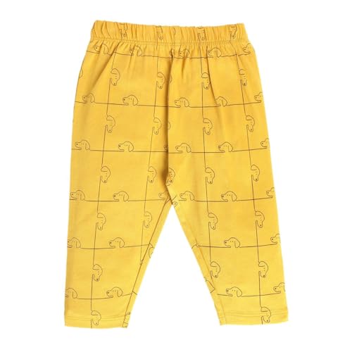 Image of miniklub Baby Round Neck Long Sleeve Full Length Knitted Cotton Clothing Set, Pack of 2 (Yellow Color)