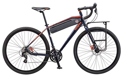 Mongoose Men’s Elroy Adventure Bike 700C Wheel Bicycle,