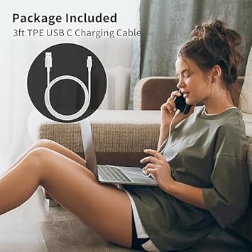 Image of 80w Supervooc USB Type C Charging Data Cable for Realme 12 pro plus /11 pro plus /11 /10 /9 Pro /Narzo 70 /60 Pro /60 /50 /50 pro /30 /GT Neo Support 65W Superdart and 33W Dart Also Quick Charge, White (AA79)