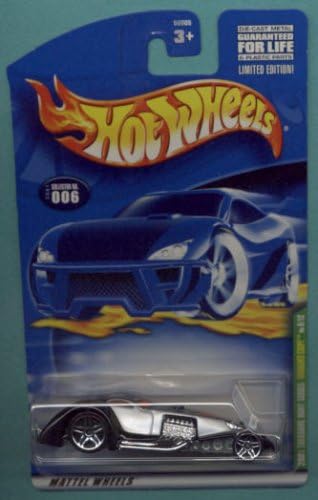 Mattel Hot Wheels 2001 Treasure Hunt 1:64 Scale Silver Hammered Coupe 6/12 Die Cast Car #006