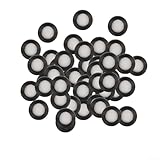 Besttoolifes 50 Stück Edelstahl-Duschfilterdichtung mit Gummi-Unterlegscheibe, G3/4-Gewinde-Dichtungsring für Badezimmer-Duscharmatur, Schlauch, Winkelventil und obere Sprühvorrichtung (10er-Pack)