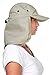 Top Level Fishing Sun Cap - Ear Neck Flap Hat, Sand