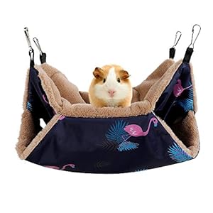 Vinnykud Kleine Huisdier Kooi Hangmat Katten Hangmat Hangmat Cave Small Animal Double Layer Pet Cage Hangmatten Sleeper…