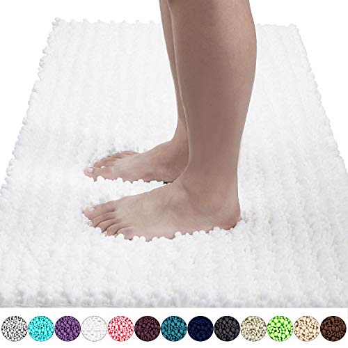 Yimobra Original Luxury Shaggy Bath Mat, Soft and Cozy, Super Absorbent Water, Non-Slip