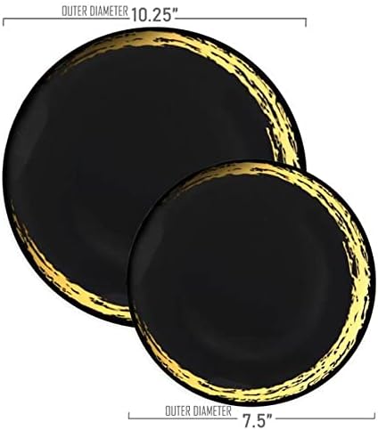 Miniatura 3 de Platos de plástico desechables, vajilla redonda, suministros de fiesta, diseño de luz de luna plateada para cumpleaños, bodas y todas las ocasiones,