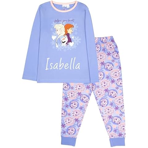 Disney Personalised Frozen Long Sleeve Pyjama Set Cover