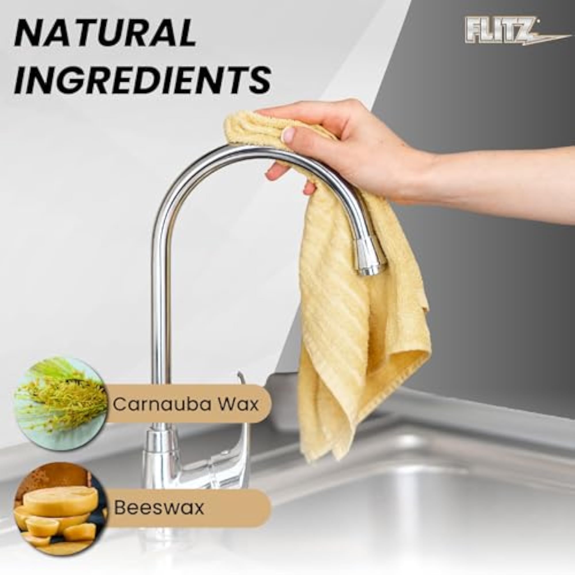 Faucet Wax, Polish and Sealant, Carnauba Beeswax Formula