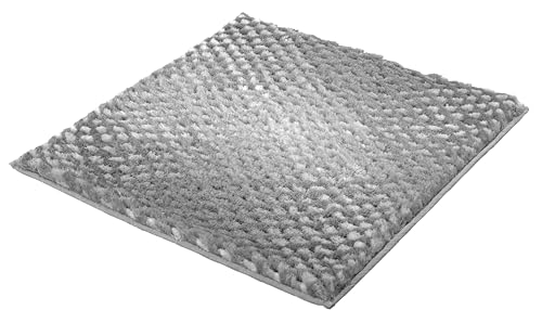 Kleine Wolke Badteppich Cory, 60x 60 cm, Anthrazit