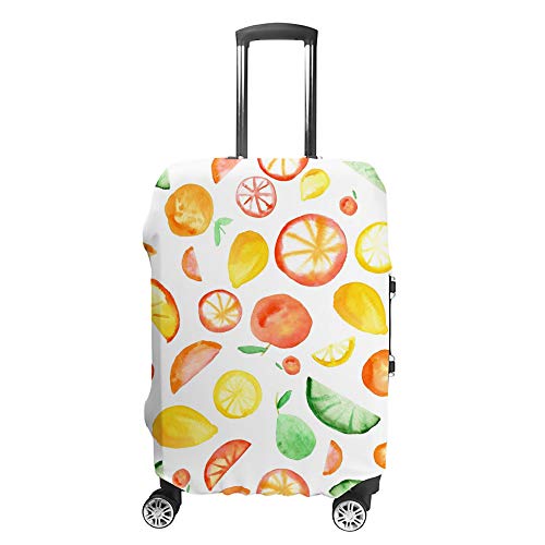 Housse de valise aquarelle jaune idéale pour vos vacances et déplacements