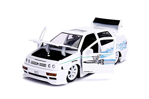 Jada Toys Fast & Furious 1:24 Jesse's Volkswagen Jetta Die-Cast Car, Toys For Kids And Adults, White (99591W) #TOP1