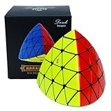CuberSpeed YuXin 5x5 Pyramid stickerless Magic Cube 5x5 Master Pyramid Triangle Speed Cube