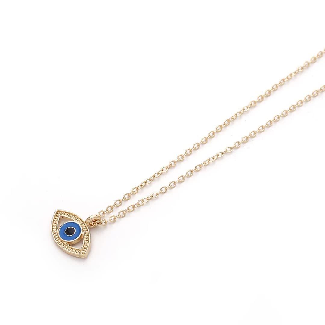 Vembley Single Layered Blue Evil Eye Pendant Necklace For Girls And Women (B0BKFC89C7) Amazon Price History, Amazon Price Tracker