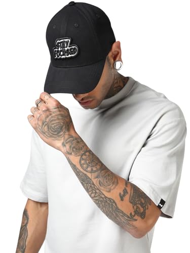 Image of Bewakoof Unisex Embroidered Cotton Baseball Cap