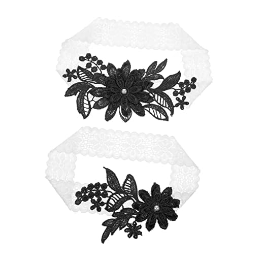 ifundom 1 Juego De Anillo De Pierna Elástico Liga Nupcial Ligas De Baile Cinturón De Liga Azul Para Novia Liga De Boda Nupcial Ligas Para El Baile De Graduación Cinturón De Liga Blanco