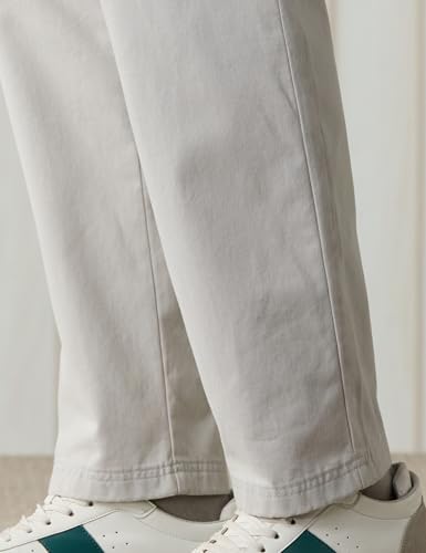 Image of Amazon Brand - Symbol Men Relaxed Casual Trouser (Fully Elasticated Waistband | 100% Cotton | Pants)
