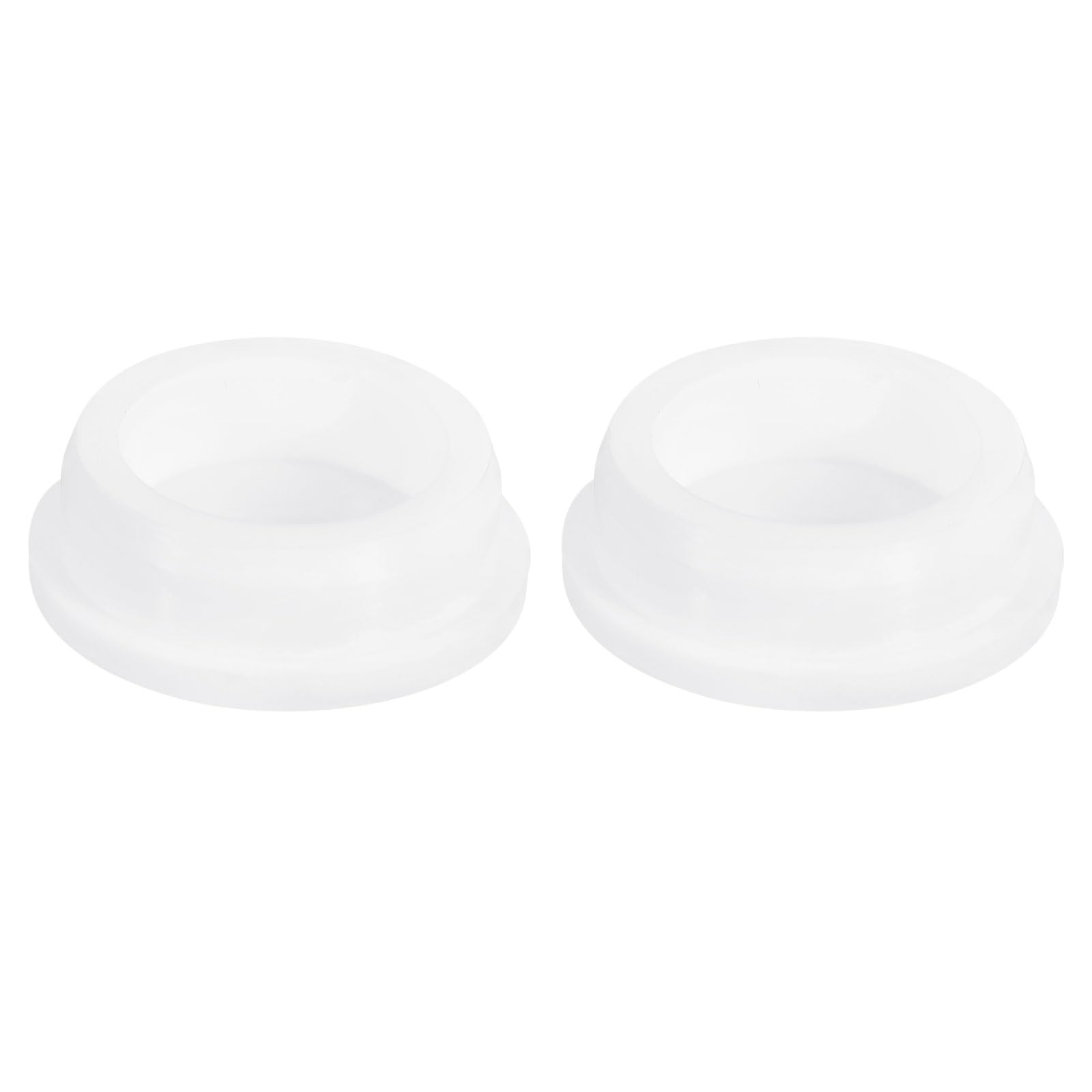 uxcell 2Pcs White Plug Holes, Waterproof Rubber Button Plug for 43mm / 1.69" Hole