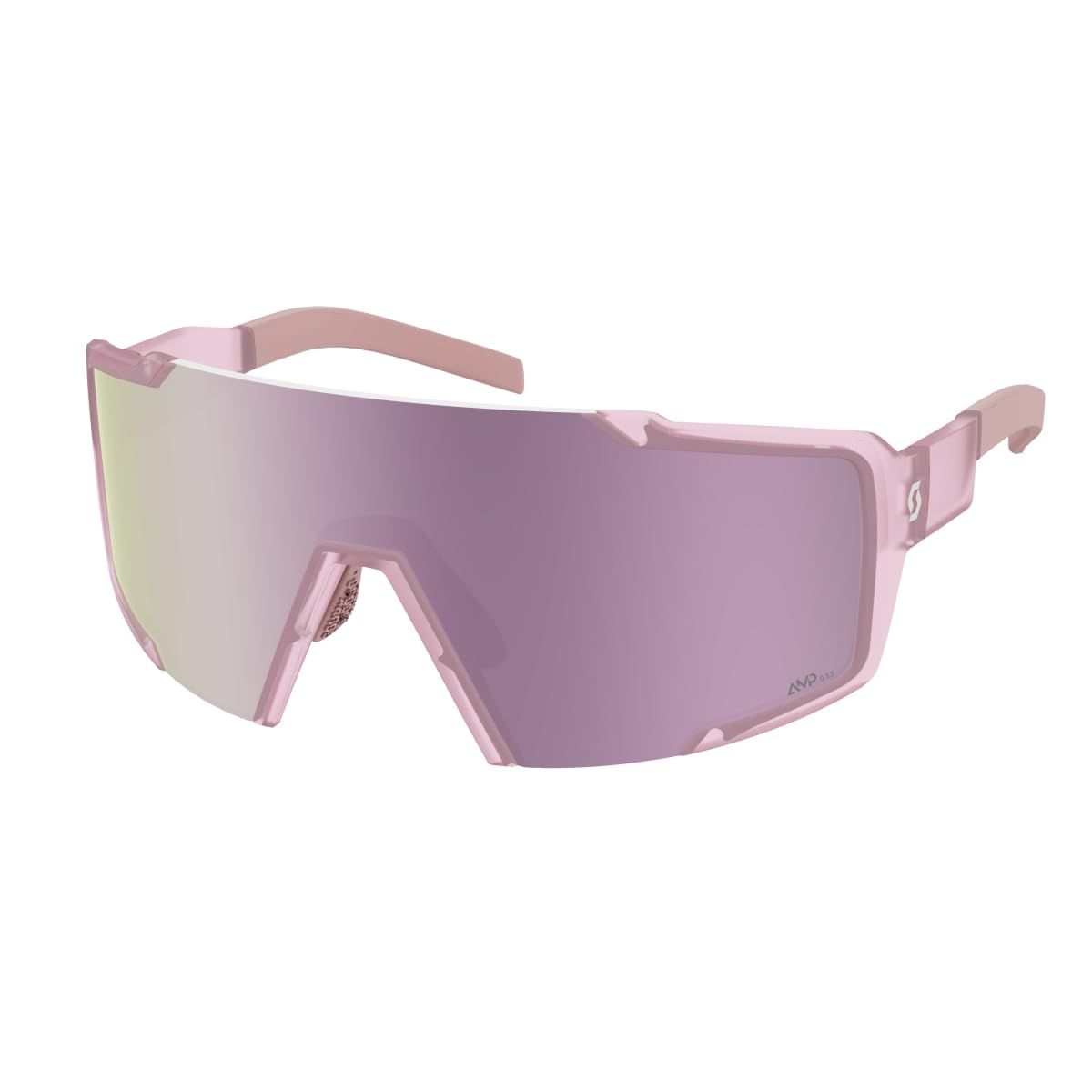 Scott Shield Compact AMP wymienne okulary rowerowe różowe/lawendowy chrom