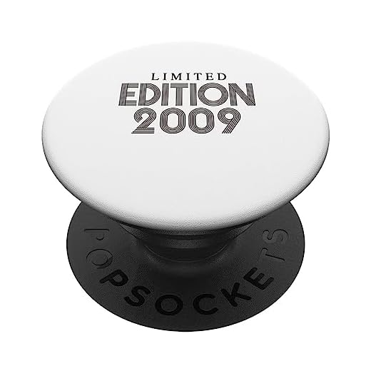 Edición limitada 2009 Cumpleaños 2009 Vintage 2009 PopSockets PopGrip Intercambiable