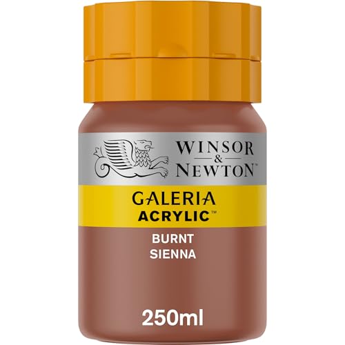 Image of Winsor & Newton Galeria Acrylic Color Tube, 250ml, Burnt Sienna