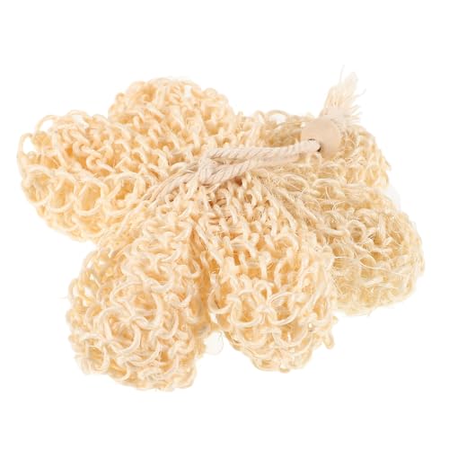 PRETYZOOM Esponja Exfoliante Corporal de Sisal Natural 12X7X3 CM para Baño y Ducha Bola de Baño Limpiadora para Gel de Ducha Exfoliante Corporal para Adultos y