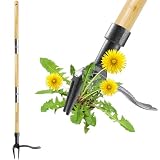 BellaJoyz Weed Puller Tool – Stand-Up Weed Root Puller, Ergonomic Long Handle Weeder for Lawn & Garden, Heavy Duty Dandelion Remover with 4-Claw Design, No Bending or Kneeling