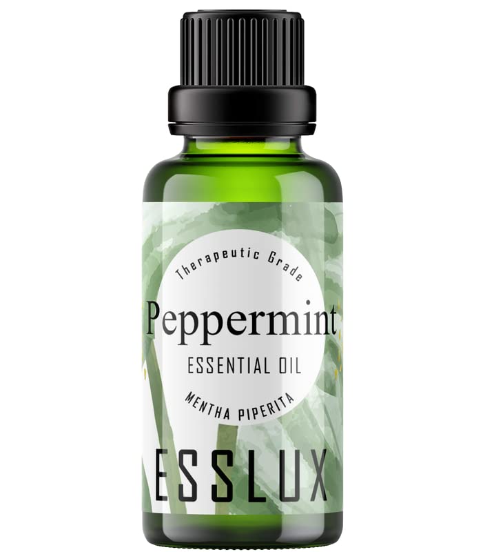 Esslux Peppermint Essential Oil for Hair Growth (120ml) - Therapeutic Grade Peppermint Oil - Perfect for Aromatherapy, Headaches & Tiny Menaces - Use in Diffuser or on Skin & Hair (B09ZNST2BM) Amazon Price History, Amazon Price Tracker