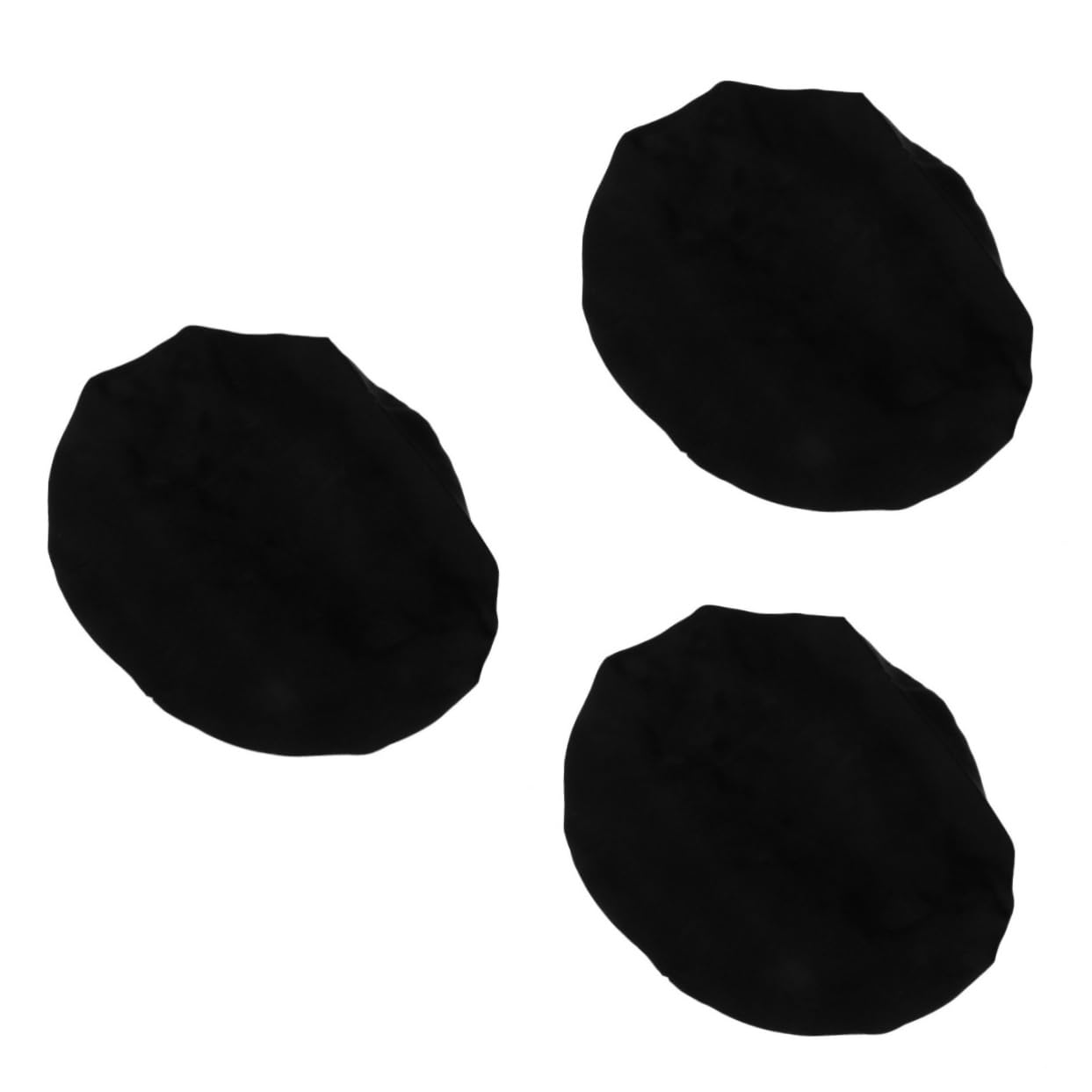 3stücke Seidene Schlafhaube Für Damen Verstellbare Haarpflege-haube Für Nachtgebrauch Für Lockiges Haar Schwarz Schützt Ihr Haar Während Des Schlafs Handwaschbar