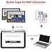 Cassette Player - Compact Tape Player Portable Recorder with Earphone-Convert Audio Music Cassette to MP3 Digital, Compatible with Laptop/PC/MAC- for Entertainment, Travel, Light Sports(Silver)