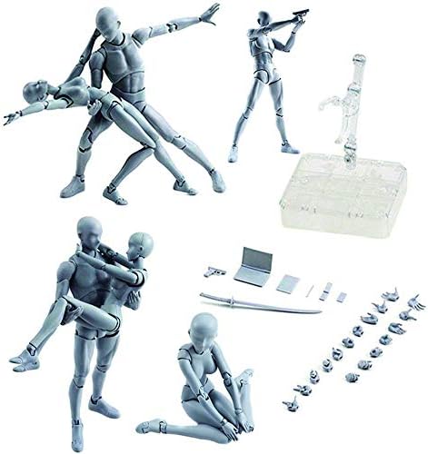 AbbonyDuo Body-Chan Figure Body Kun Doll PVC Body-Chan DX Action Play Art Figure Model Drawing for SHF Figure