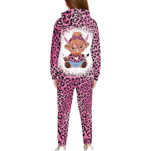 Girls Clothes 2 Piece Outfits Hoodie Sweatshirt and Sweatpants Clothing Set2