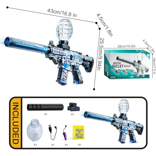 Gel Blaster,Elektrospielzeug Mit Harzkugeln&Schutzbrille, Geburtstage,Partys,Ostern,Outdoor-Shooting&Teamspiele Und Erwachsene,Entdecke Die Spannung!