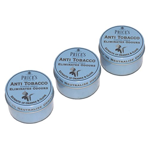 Prices Anti Tobacco Candle in Tin Eliminates