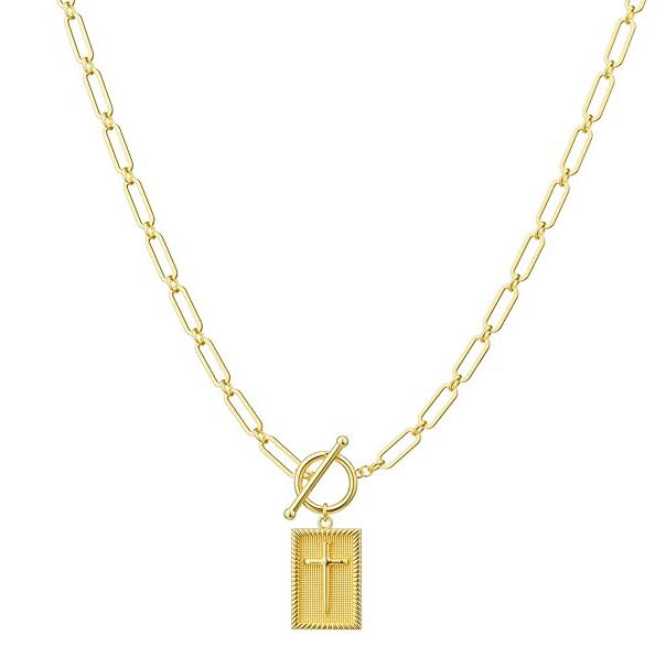 Collier en or sans nickel Evabelle : chaîne de plage étanche