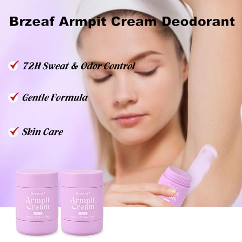 Brzeaf desodorante antitranspirante crema 3 en 1 miniatura 2