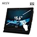 MSI PRO AP162T ADL-019DE AIO Desktop-PC, 15,6“ FHD IPS, Intel N100 CPU, 4 GB DDR4 RAM, 128GB PCIe NVMe SSD, WiFi 6E, Webcam & Lautsprecher - Tastatur, Maus, Windows 11 Pro - Schwarz