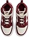 Nike, Unisex Kids, Court Borough Mid 2 (Little Kid), Soft Pearl/Dark Team Red, 1 Little Kid, Medium